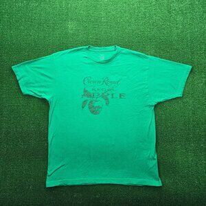 Crown Royal Tshirt Mens‎ XL Green Short Sleeve Regal Apple Whiskey